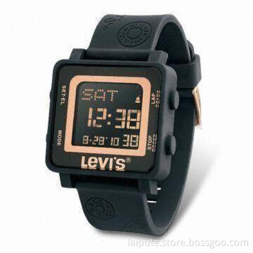 Multi-functional Watch, Made of Silicone Case Material, Measures 50 x 27 x 28cm